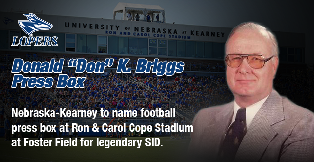 Nebraska-Kearney to name football press box for former SID Don Briggs
